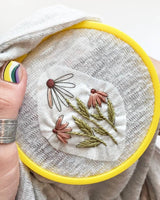 Urbann Nest - Wildflower Embroidery Stick and Stick Pack - Pisgah Needleworks
