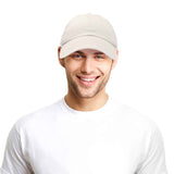 Dalix - DALIX Unisex Unstructured Cotton Cap Adjustable Plain Hat: Gold - Pisgah Needleworks