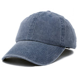 Dalix - DALIX Mens Pigment Dyed Washed Cotton Cap Unstructured: Washed Navy Blue - Pisgah Needleworks