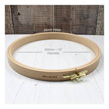 Nurge - Nurge 24mm (1") Beech Screwed Embroidery Hoops: 24mm (1") / 250mm / 9.84" - Pisgah Needleworks