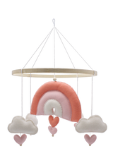 Hardicraft DIY Felt Kit – Rainbow Mobile (Pink)