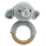 Hardicraft USA - DIY Crochet Kit - Rattle Elephant - Pisgah Needleworks