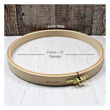 Nurge - Nurge 24mm (1") Beech Screwed Embroidery Hoops: 24mm (1") / 160mm / 6.29" - Pisgah Needleworks