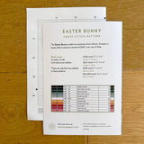 Easter Bunny Cross Stitch Pattern – Love Poppet Printed Chart