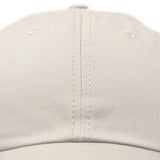Dalix - DALIX Unisex Unstructured Cotton Cap Adjustable Plain Hat: White - Pisgah Needleworks