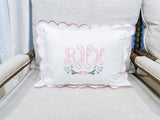 Southern Proper Blanks - Pillowcase - Scalloped edge: White / 12”x 20” - Pisgah Needleworks
