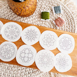 Olmsted Needlework Co. - Mandala Stick and Stitch Embroidery Patterns - Pisgah Needleworks