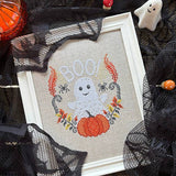 Boo Ghost Cross Stitch Pattern – Love Poppet Printed Chart