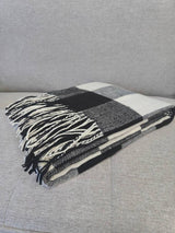 Fennco Styles - Classic Buffalo Plaid Decorative Throw Blanket: Red - Pisgah Needleworks