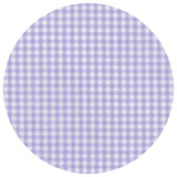 THE ROYALTY COLLECTION - Gingham Baby Burp Cloth With Ric Rac: Light blue - Pisgah Needleworks