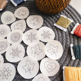 Olmsted Needlework Co. - Mini Stick and Stitch Embroidery Sampler Patterns - Pisgah Needleworks