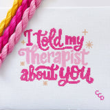 Cotswold Co Designs - Mental Health Needlepoint Canvas, Modern Cheeky Needlepoint Pillow Canvas, 13 Mesh, 9”x6” design, Snarky Needlepoint Canvas - Pisgah Needleworks