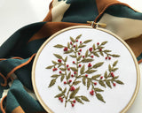 Urbann Nest - Holly Embroidery Kit - Pisgah Needleworks