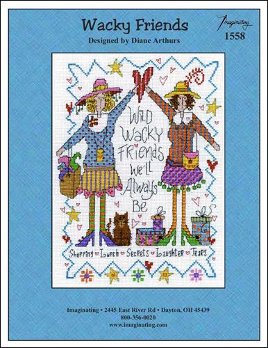 Wacky Friends Cross Stitch Pattern – Imaginating by Diane Arthurs