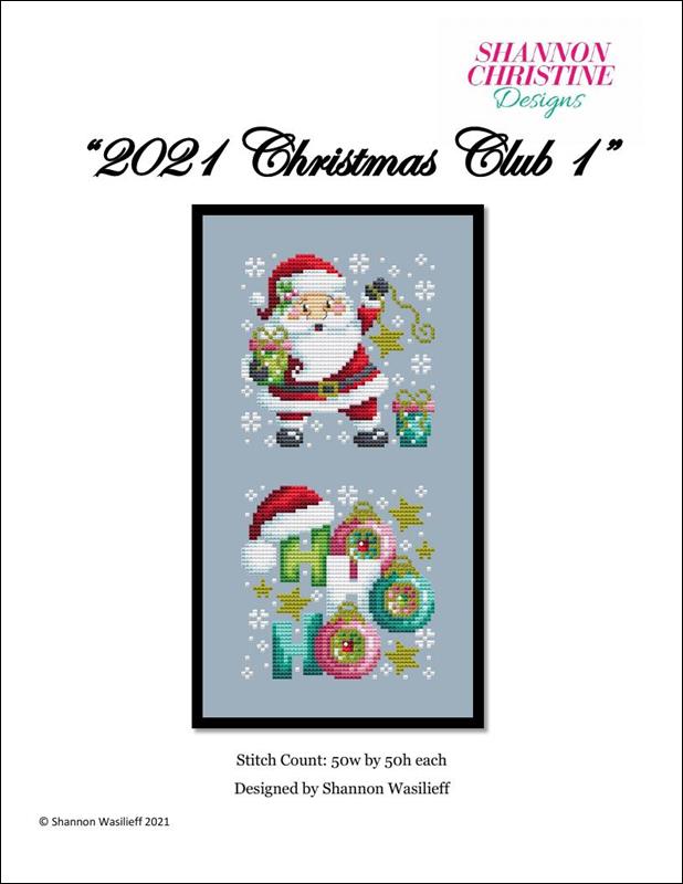 2021 Christmas Club 1 Cross Stitch Pattern – Shannon Christine Designs