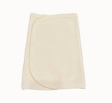 Southern Proper Blanks - Burp Cloth - Picot Trim: Terry Cloth / (New White)White with White trim - Pisgah Needleworks