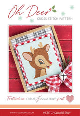 Oh Deer – Christmas Cross Stitch Pattern by It’s Sew Emma