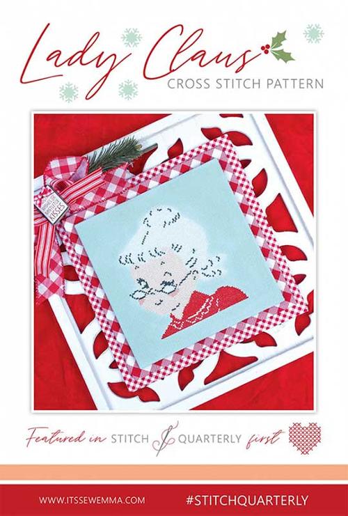 Lady Claus – Christmas Cross Stitch Pattern by It’s Sew Emma