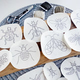 Olmsted Needlework Co. - Insect Stick and Stitch Embroidery Patterns - Pisgah Needleworks