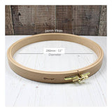 Nurge - Nurge 24mm (1") Beech Screwed Embroidery Hoops: 24mm (1") / 160mm / 6.29" - Pisgah Needleworks