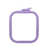 Nurge - Nurge Square Plastic Hoops 145 x 165mm (5.7" x 6 1/2"): Pastel Lilac / 165 x 145mm ( 6 1/2" x 5 3/4") - Pisgah Needleworks