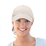 Dalix - DALIX Unisex Unstructured Cotton Cap Adjustable Plain Hat: Khaki - Pisgah Needleworks
