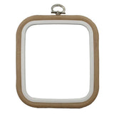 Nurge - Nurge Flexi Hoops Square  180mm (7") X 200mm (8"): Sand / 180mm(7") x 200mm(8") - Pisgah Needleworks