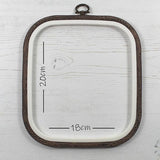 Nurge - Nurge Flexi Hoops Square  180mm (7") X 200mm (8"): Sand / 180mm(7") x 200mm(8") - Pisgah Needleworks