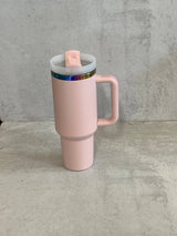 KW Laser Supplies - 40oz Rainbow Tumbler: White/Rainbow - Pisgah Needleworks