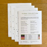 Love Poppet – Floral Collection Cross Stitch Pattern | Printed Chart Set