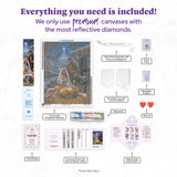 Diamond Art Club - A Savior is Born: Square with 59 Colors including 1 AB and 2 Fairy Dust Diamonds / 91,089 / 25.6" x 34.3" (65cm x 86.9cm) - Pisgah Needleworks