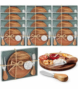 The Tinkerbox LLC - Cheese Board: Round Handled Bamboo - Pisgah Needleworks