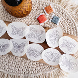 Olmsted Needlework Co. - Butterfly Stick and Stitch Embroidery Patterns - Pisgah Needleworks