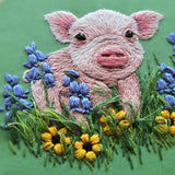 Jessica Long Embroidery – Posing Piglet Embroidery Kit