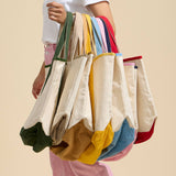 Lilla Haven - Ecofriendly Basic Cotton Canvas Everywhere Carry Tote Bag with Charm Holder: Navy / One size / 5DG78048 - Pisgah Needleworks