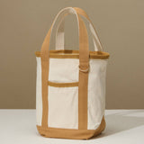 Lilla Haven - EcoCharm Cotton Everywhere-Carry Canvas Tote Bag -Small Size: Light Blue / One-size / 5DG78049 - Pisgah Needleworks