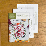 Love Poppet – Trick or Treat Cross Stitch Pattern | Halloween Printed Chart