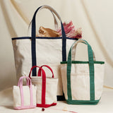 Lilla Haven - EcoCharm Cotton Everywhere-Carry Canvas Tote Bag -Small Size: Red / One-size / 5DG78049 - Pisgah Needleworks