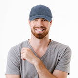 Dalix - DALIX Mens Pigment Dyed Washed Cotton Cap Unstructured: Washed Navy Blue - Pisgah Needleworks