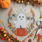 Boo Ghost Cross Stitch Pattern – Love Poppet Printed Chart