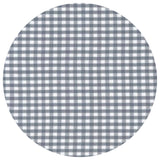 THE ROYALTY COLLECTION - Gingham Baby Burp Cloth With Ric Rac: Pink - Pisgah Needleworks