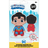 DC Super Friends diamond painting pal packaging with Superman design