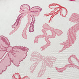 Cotswold Co Designs - Hand Painted Coquette Bow 8” Pillow Needlepoint Canvas - Pisgah Needleworks