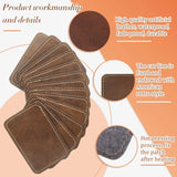 The Tinkerbox LLC - Square Leather Patches: Tan - Pisgah Needleworks