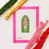 Cotswold Co Designs - Hand Painted Nutcracker 4” Needlepoint Canvas 13 Mesh - Pisgah Needleworks