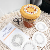 Olmsted Needlework Co. - Fruit Wreaths Stick and Stitch Embroidery - Pisgah Needleworks