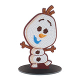 Character figurine with a white face, brown ears, and orange nose on a white background