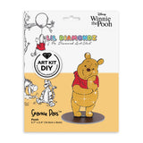Winnie the Pooh art kit packaging with cartoon characters on a white background