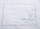 Southern Proper Blanks - Pillowcase - Scalloped edge: Light Blue / 12”x 20” - Pisgah Needleworks