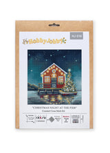 HobbyJobby - Cross Stitch Kit HobbyJobby - Christmas Night at The Pier - Pisgah Needleworks